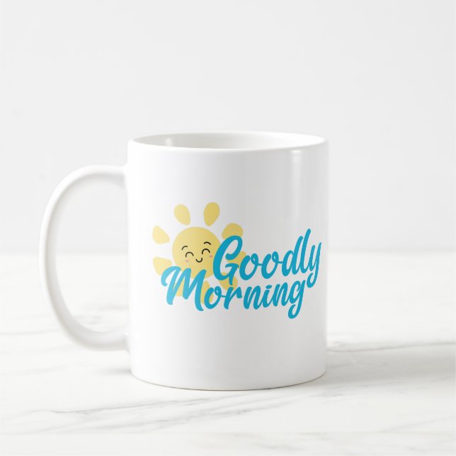 Goodly Morning Coffee Mug (Left)