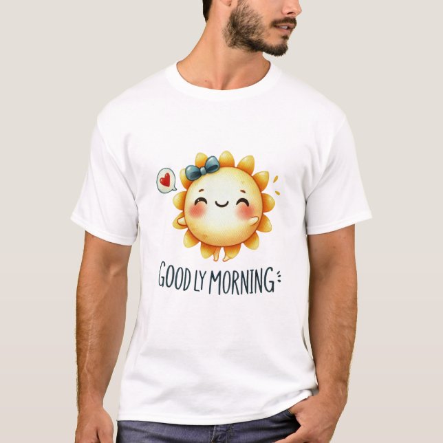 goodly morning Cute style, Kawai T-Shirt (Front)