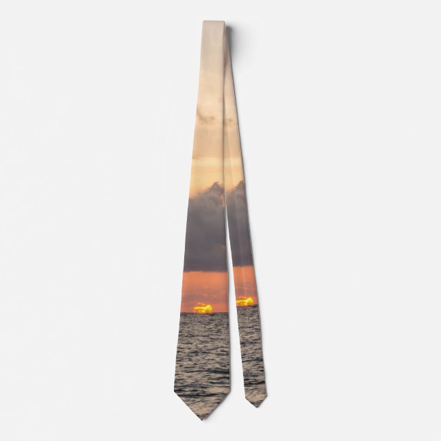 Goodmorning Folly Beach Neck Tie (Front)