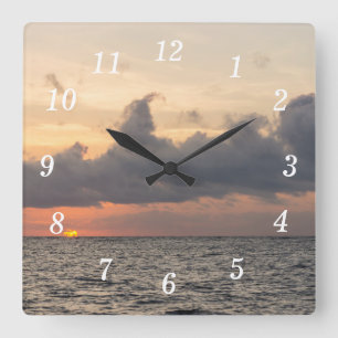 Goodmorning Folly Beach Wall Clock