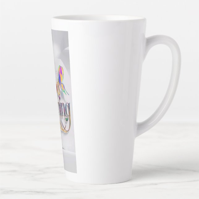 Goodmorning pic latte mug (Right)