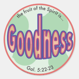 Goodness Fruit of the Spirit Spot Sticker