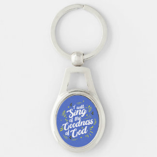 Goodness of God Typographic Joyful Key Ring