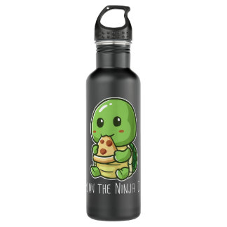 Goodness Poetic I'M On The Ninja Diet Funny Turtle 710 Ml Water Bottle