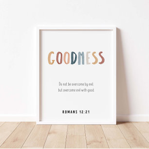 Goodness the fruit of the spirit poster