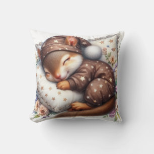 Goodnight Brown Kids Pillow - 
