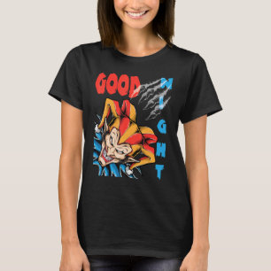 goodnight harlequin evil clown scary mask evil T-Shirt