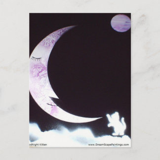Goodnight Kitten Postcard