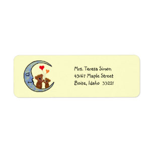 Goodnight Koala Moon Return Address Labels