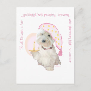 Goodnight Pink Postcard