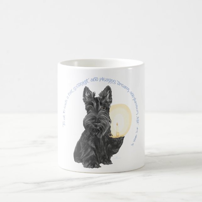 Goodnight Scottish Terrier Coffee Mug (Center)