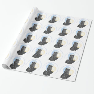 Goodnight Scottish Terrier Wrapping Paper