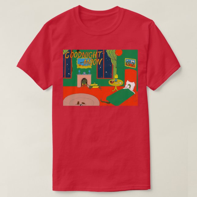Goodnight Snake goodnight moon  T-Shirt (Design Front)