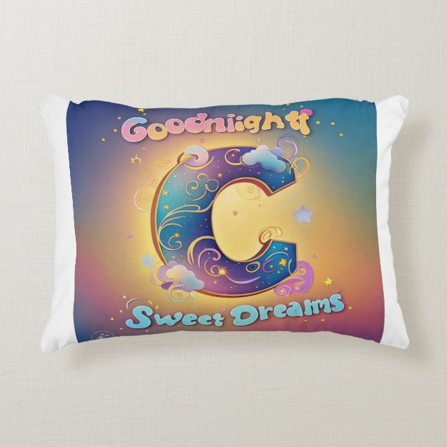 Goodnight & Sweet Dreams Decorative Cushion (Front)