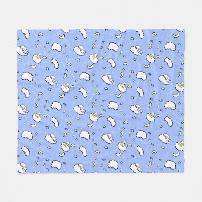 Goodnight Westies KiniArt Fleece Blanket (Front (Horizontal))