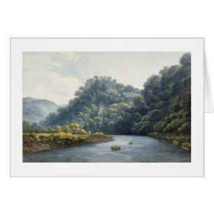 Goodrich Castle on the Wye (w/c, pen & ink, chalk