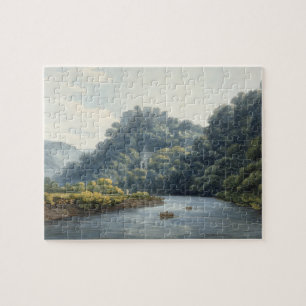 Goodrich Castle on the Wye (w/c, pen & ink, chalk Jigsaw Puzzle