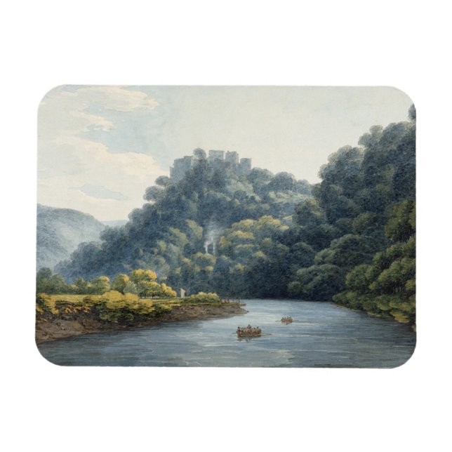 Goodrich Castle on the Wye (w/c, pen & ink, chalk Magnet (Horizontal)