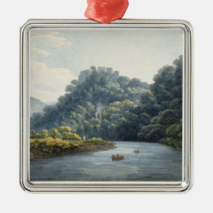 Goodrich Castle on the Wye (w/c, pen & ink, chalk Metal Tree Decoration