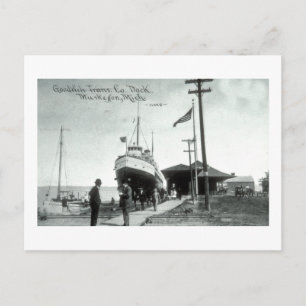 Goodrich Transportation Co., Muskegon, Michigan Postcard