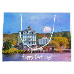 Goodspeed Opera House Sunrise Large Gift Bag