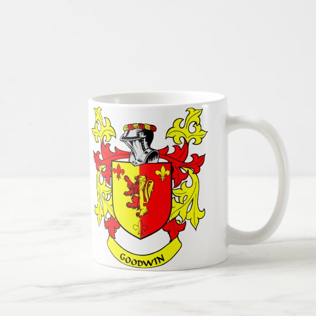 GOODWIN Coat of Arms Coffee Mug (Right)