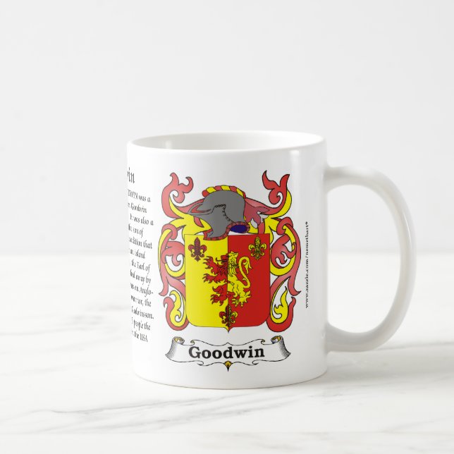 Goodwin Family Coat of Arms Mug (Right)