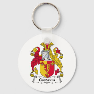Goodwin Family Crest Key Ring