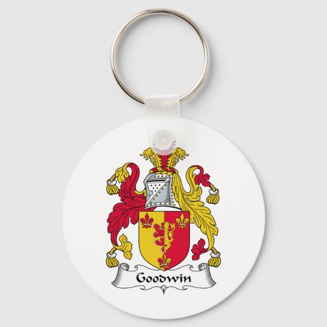 Goodwin Family Crest Key Ring (Front)