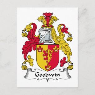 Goodwin Family Crest Postcard