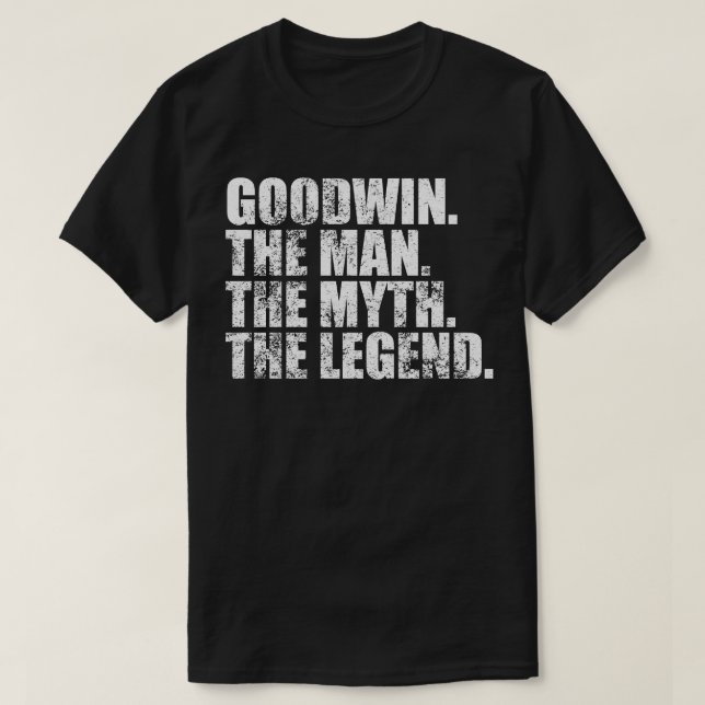 GoodwinGoodwin Family name Goodwin last Name Goodw T-Shirt (Design Front)