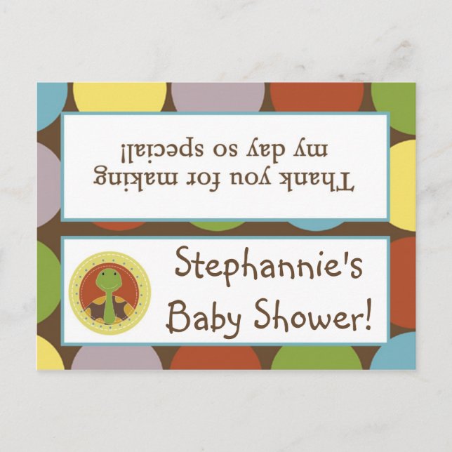 Goody Bag Topper Jungle Tales Safari Invitation Postcard (Front)