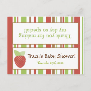 Goody Bag Topper Red Barn Farm Invitation Postcard