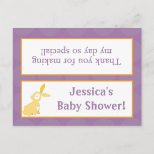 Goody Bag Toppers Furry Woodland Animals Invitation Postcard
