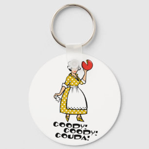 Goody! Goody! Gouda! Key Ring