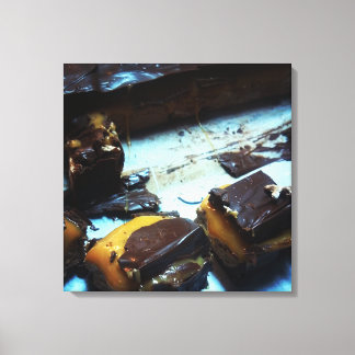 Gooey Caramel Marshmallow and Chocolate Canvas Print