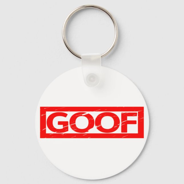 Goof Stamp Key Ring (Front)