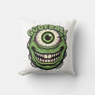 Goofball Monster Eye – Funny Creepy One-Eyed Carto Cushion