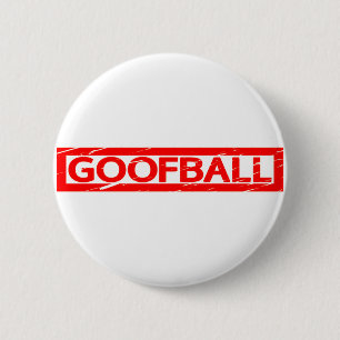 Goofball Stamp 6 Cm Round Badge