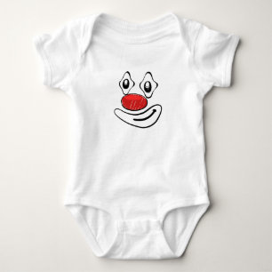 Goofy Clown Yellow Face Baby Bodysuit