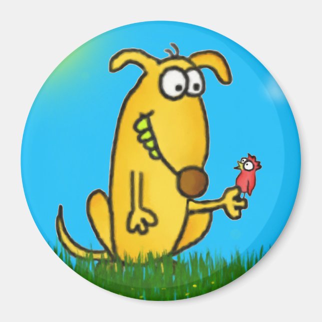 Goofy Dog Magnet (Front)