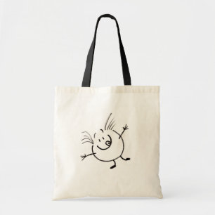 Goofy Doodle Guy Tote Bag