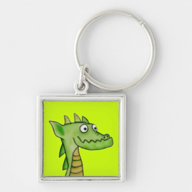 Goofy Dragon Key Ring (Front)