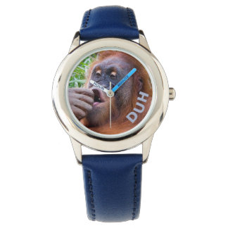Goofy Expression Orangutan Watch