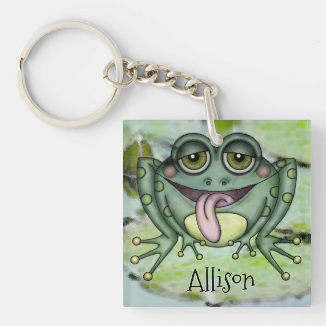 Goofy Frog Key Ring (Front)