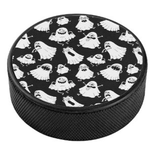 Goofy Ghosts Hockey Puck