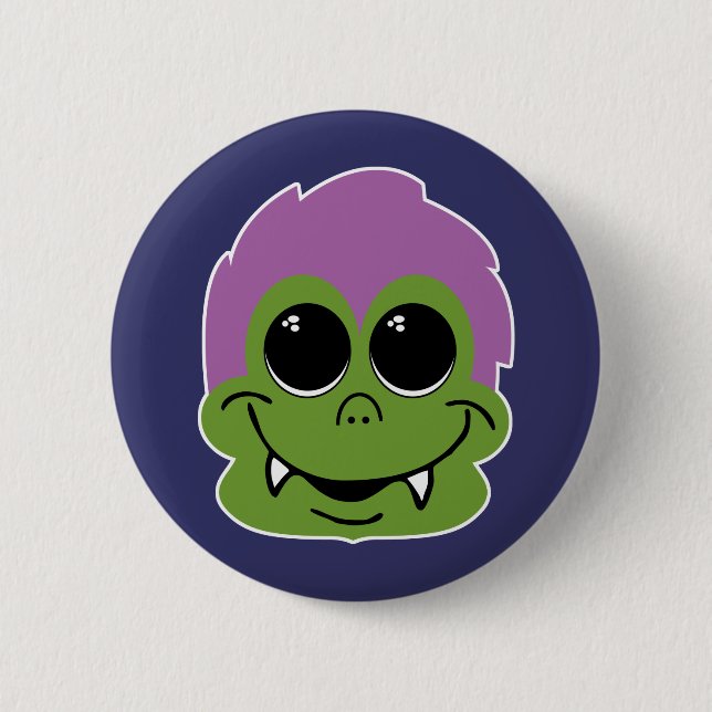 Goofy Goblin 6 Cm Round Badge (Front)