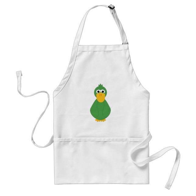 Goofy Green Duck Standard Apron (Front)