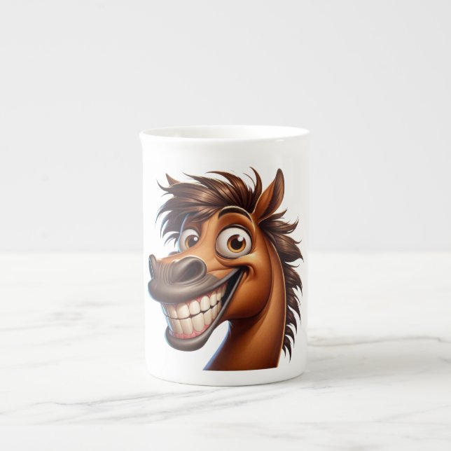 Goofy Horse Columbus Day Mug (Front)