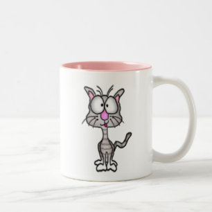 Goofy Kitten Mug